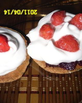 Кокосовые печеньки с воздушным кремом