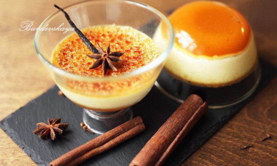 Рецепт крем-брюле с тыквой