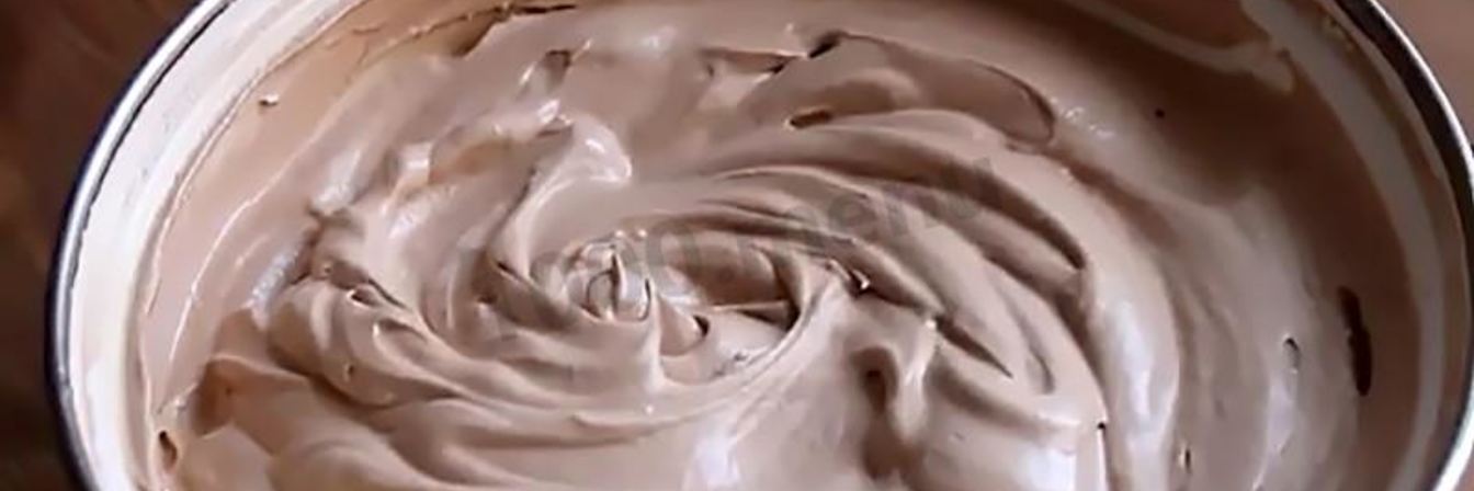 Крем чиз шоколадно-мятный на сливках
