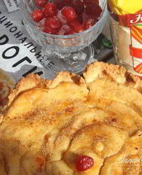 Кростата с манным кремом