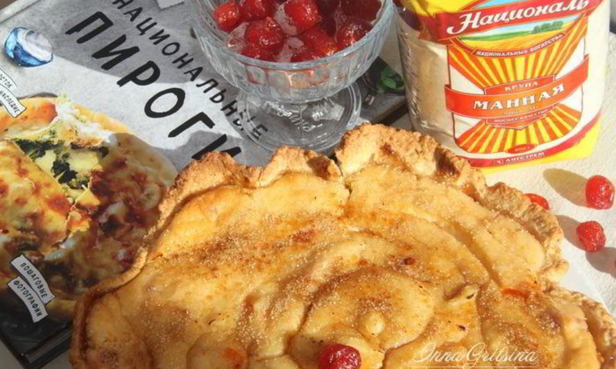 Рецепт кростаты с манным кремом