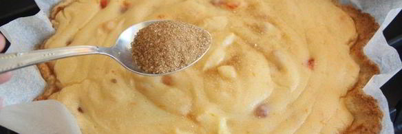 кростата с манным кремом