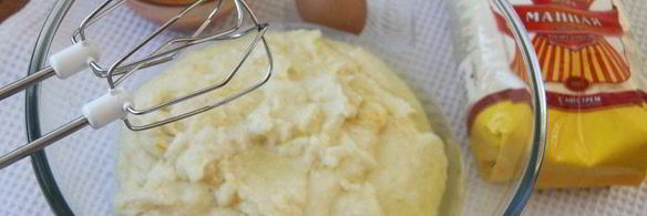 кростата с манным кремом