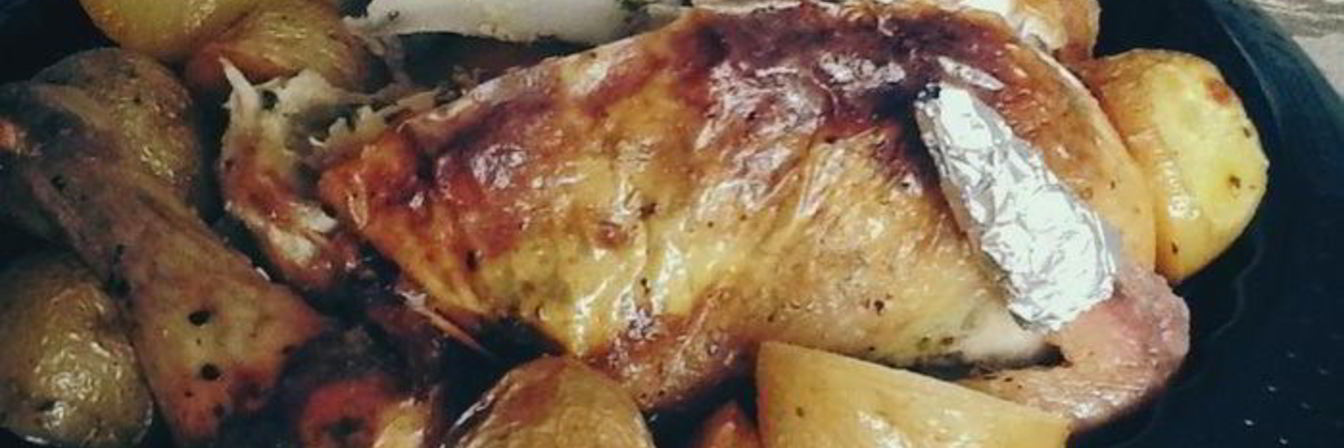 Курица, фаршированная крем-сыром и зеленью