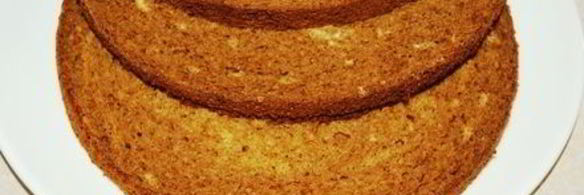 медовый бисквит со сливочным кремом