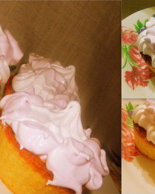 Песочные корзиночки с белковым кремом по ГОСТу