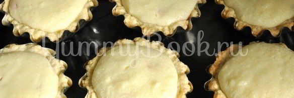 песочные корзиночки с творожным кремом