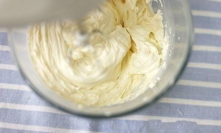 Рецепт простого творожного густого крема