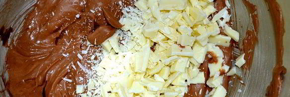 рулет с кремом два шоколада