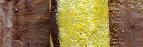 рулет с кремом два шоколада