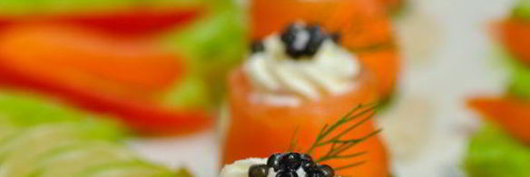 рулетики из семги с крем-сыром