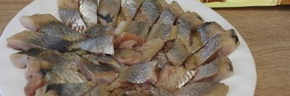 сельдь под свекольным крем-соусом