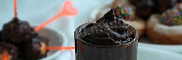 шоколадный крем для торта