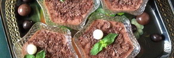 шоколадный крем из манной крупы