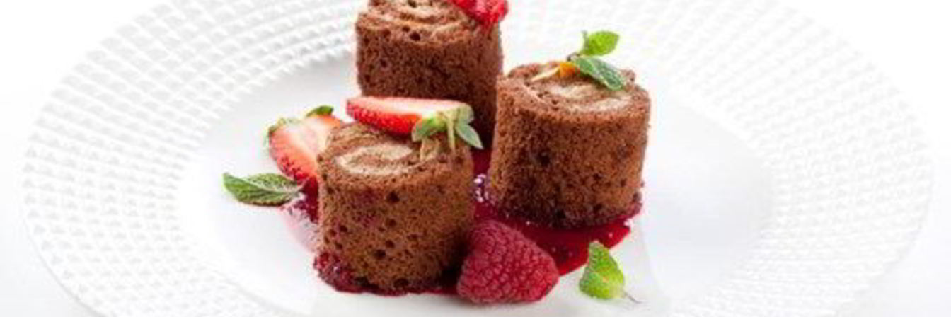 Шоколадные рулетики с кремом из шоколадной рикотты Unagrande