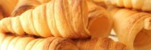 слоеные трубочки с белковым кремом