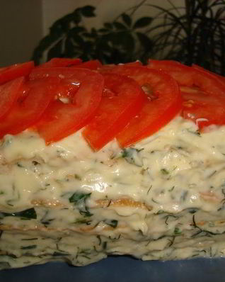 Тортик из кабачков со сливочно-сырным кремом