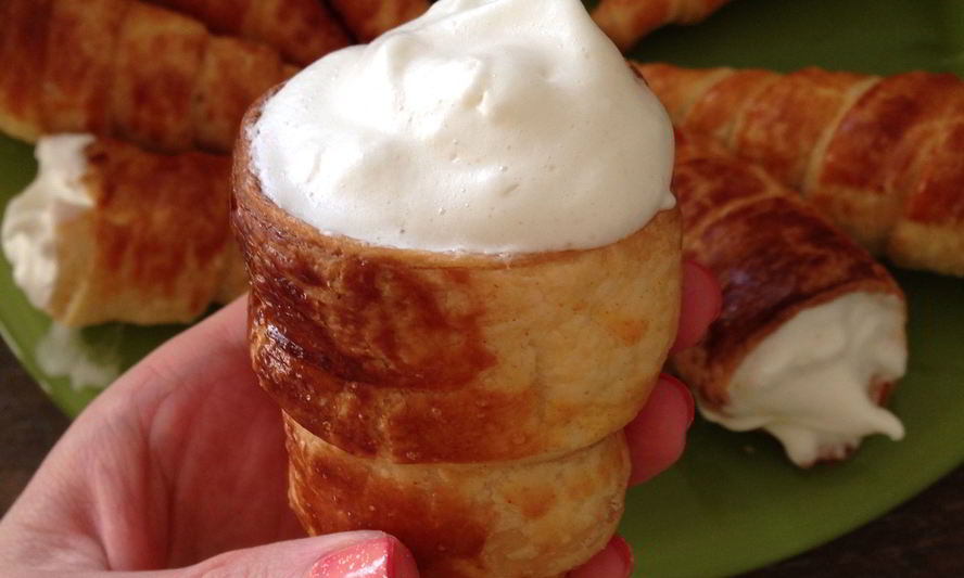 Рецепт трубочек с белковым кремом