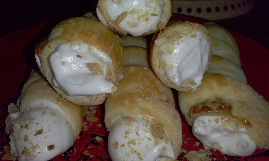 Рецепт трубочек с белковым заварным кремом