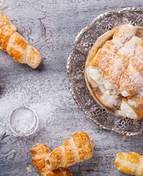 Трубочки с кремом