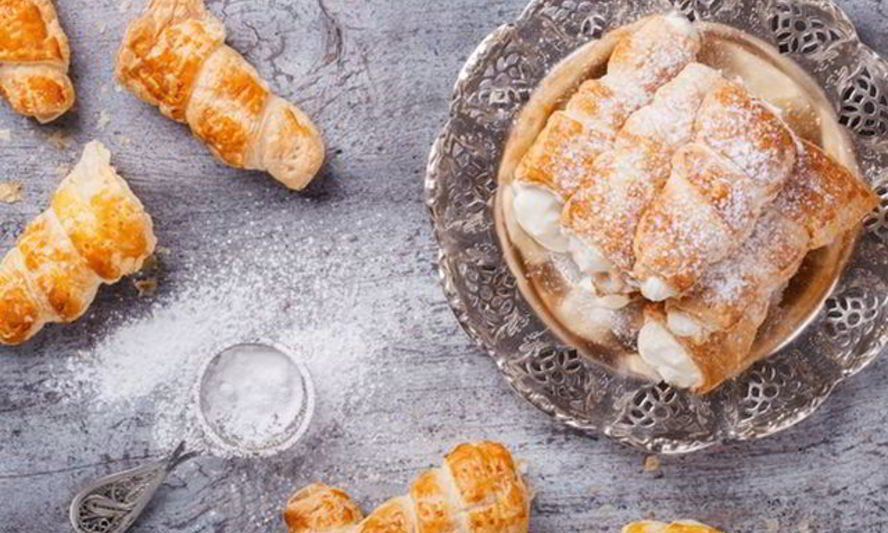 Рецепт трубочек с кремом