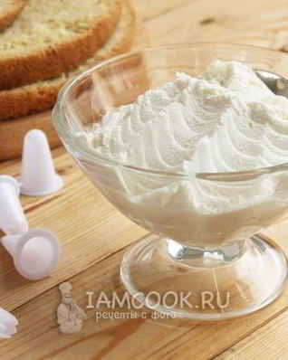 Творожный крем для торта