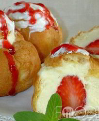 Творожный заварной крем