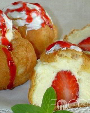 Творожный заварной крем