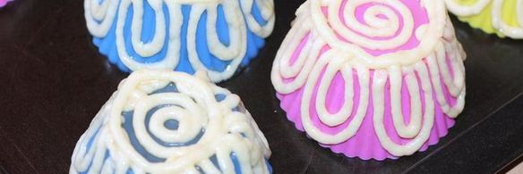 ванильные корзиночки с карамельным кремом