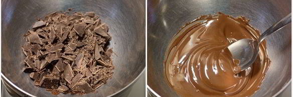 взбитый шоколадный крем-ганаш