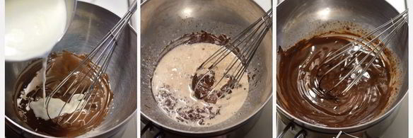 взбитый шоколадный крем-ганаш