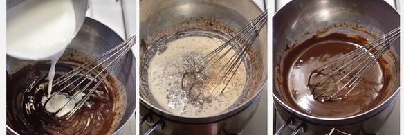 взбитый шоколадный крем-ганаш