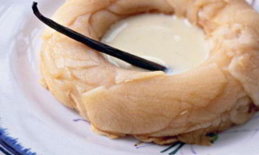 Рецепт яблок с английским кремом