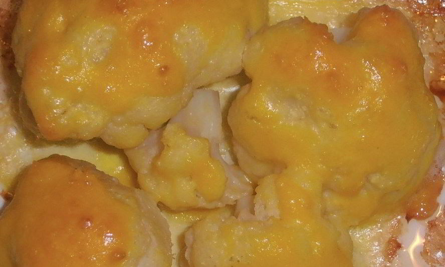 Рецепт запеченной цветной капусты с кремом из пармезана