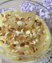 Заварной крем с миндалем