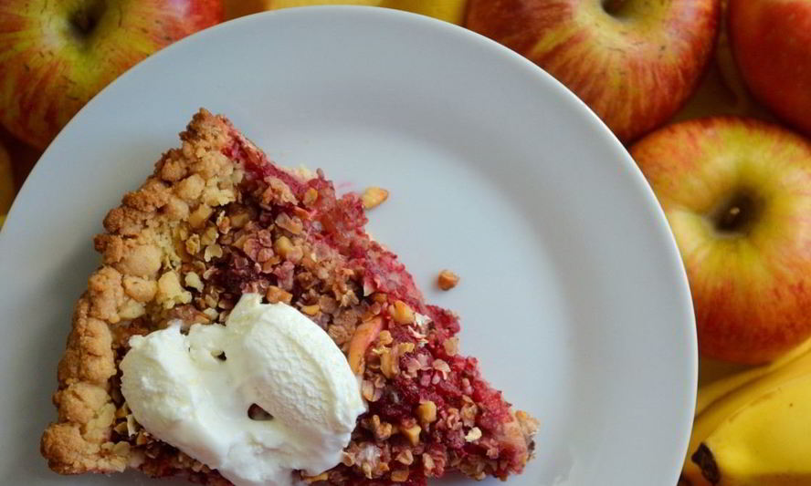 Рецепт малинового крамбла