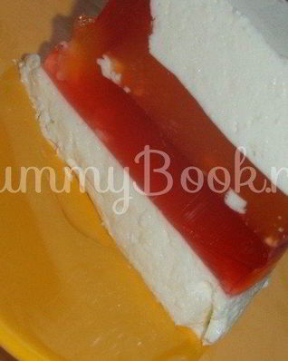 Молочно-желейный слоеный десерт