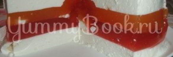 молочно-желейный слоеный десерт