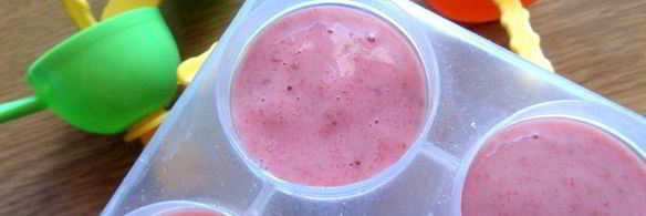 бананово-клубничное мороженое