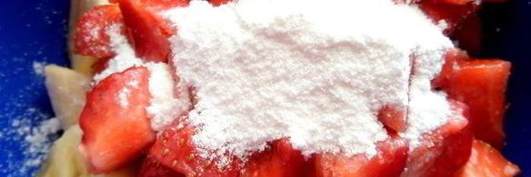 бананово-клубничное мороженое