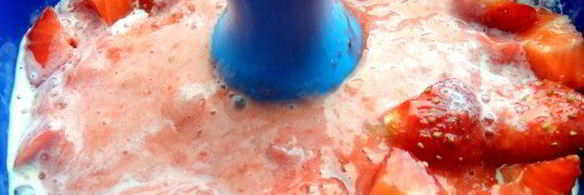 бананово-клубничное мороженое