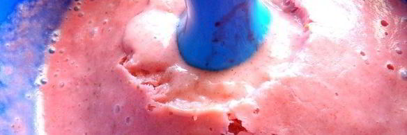 бананово-клубничное мороженое