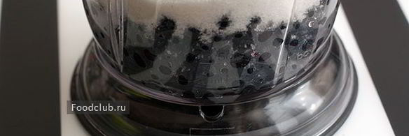 черничное мороженое