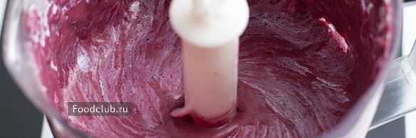 черничное мороженое