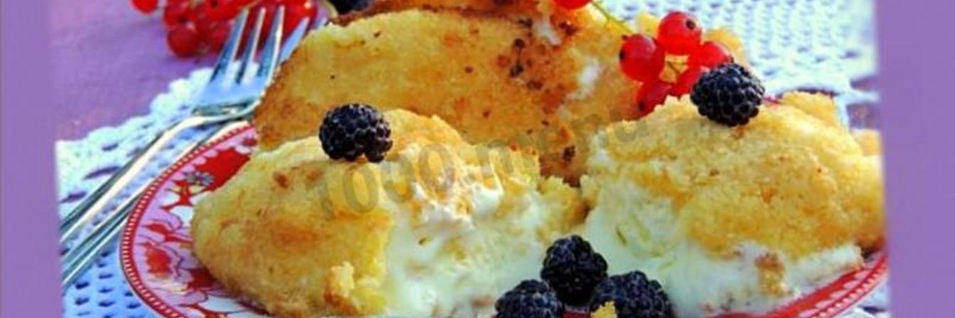 Десерт горячее мороженое