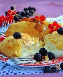 Десерт горячее мороженое