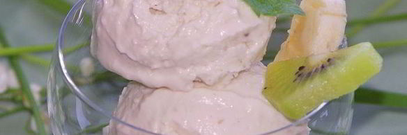 детское банановое мороженое