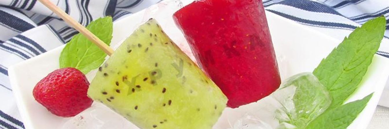 Домашние мороженое фруктовый лед в блендере