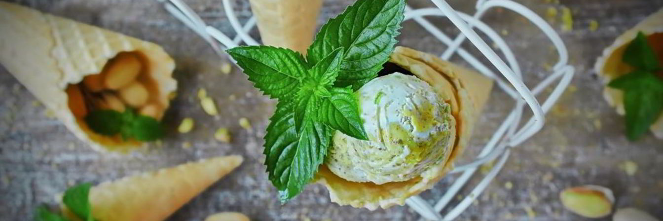 Фисташковое мороженое