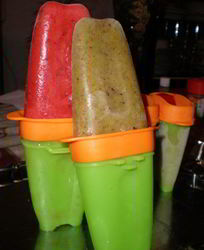 Фруктовое мороженое из клубники и киви